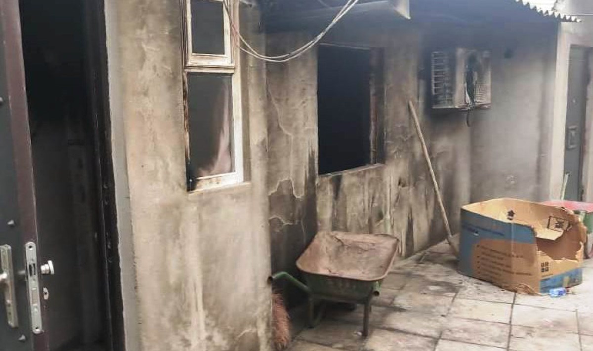 Sumqayıtda kişi qısqanclıq zəminində qonşularını yandırıb