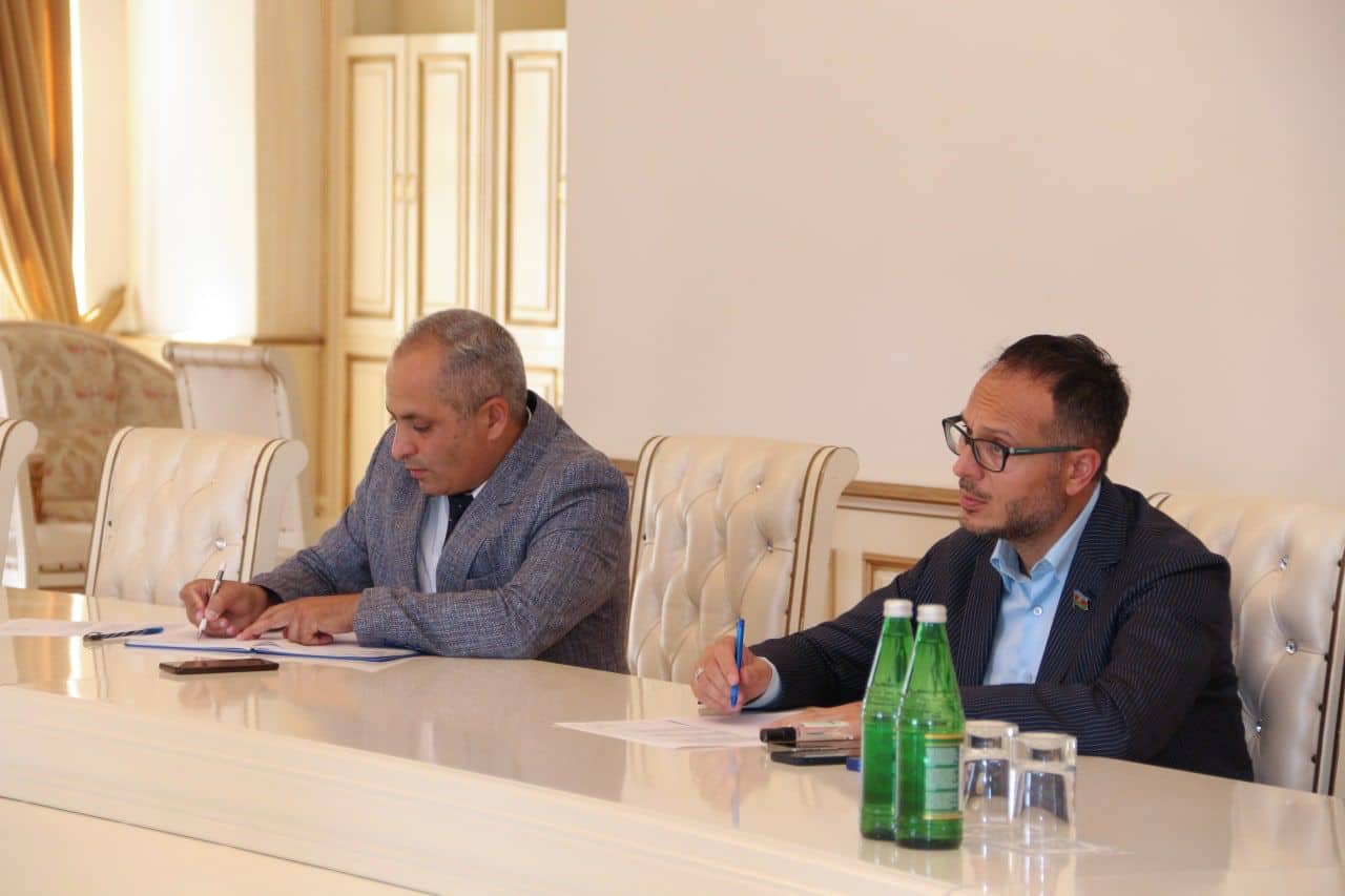 Deputat Ramil Həsən Ucarda seçiciləri ilə görüşüb