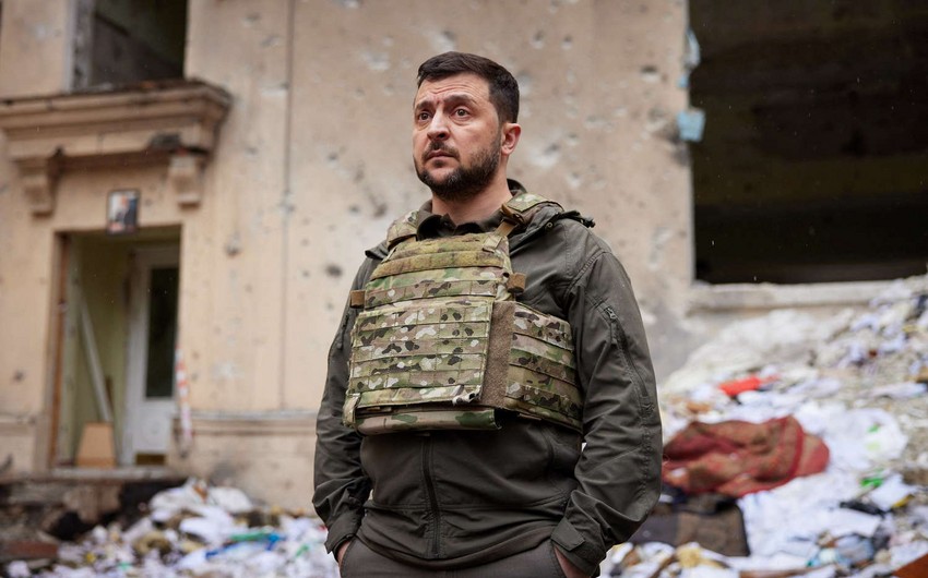 Zelenski Ukrayna ordusunun azad etdiyi ərazilərin sahəsini açıqlayıb