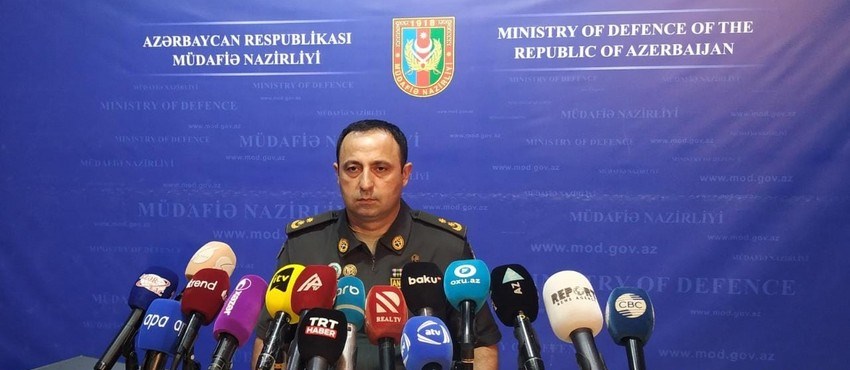 Azərbaycan Müdafiə Nazirliyi brifinq keçirib - YENİLƏNİB