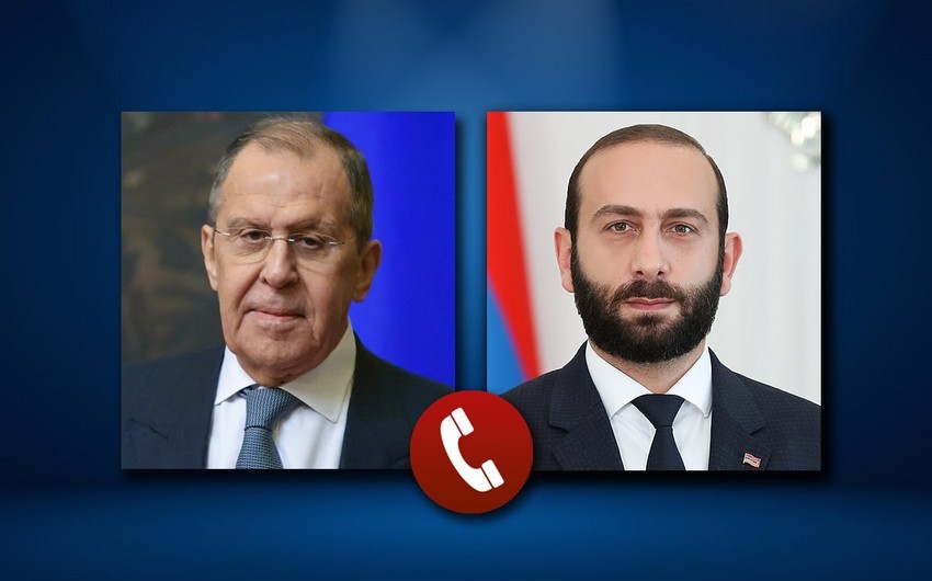 Lavrov və Mirzoyan arasında telefon danışığı olub