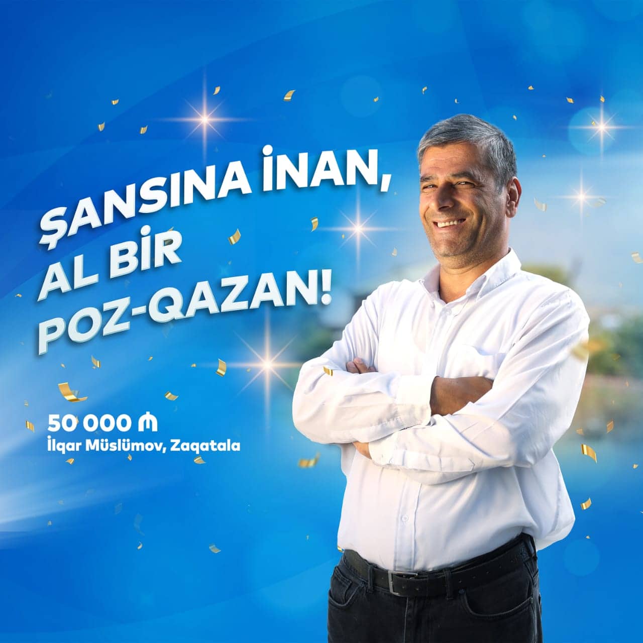 Qazananların real hekayələri - Bütün Zaqatala onun sevincinə şərik oldu (VİDEO)