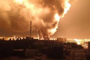 Liviyada yanacaq çəni partladı: 17 YARALI