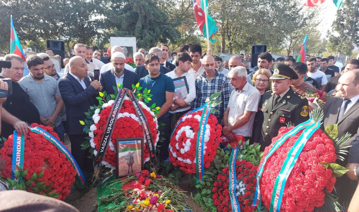 Şəhid Elnur Məhərrəmov Göyçayda dəfn olunub