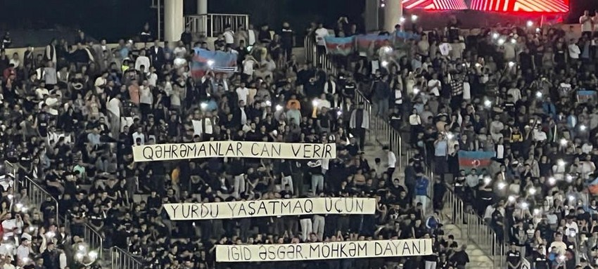 “Qarabağ”ın oyununda bir dəqiqəlik sükut olub