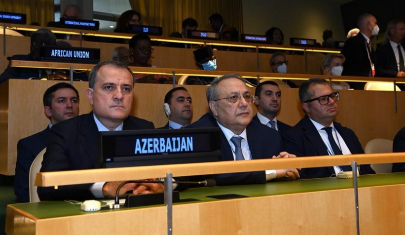 Azərbaycanın xarici işlər naziri BMT Baş Assambleyasının 77-ci sessiyasının açılışında iştirak edir