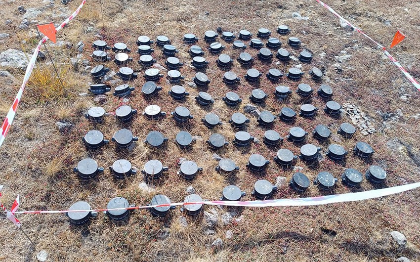 Ermənilərin Laçında basdırdığı daha 90 ədəd mina aşkarlanıb