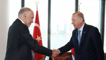 Türkiyə Prezidenti Dünya Yəhudi Konqresinin sədri ilə görüşüb