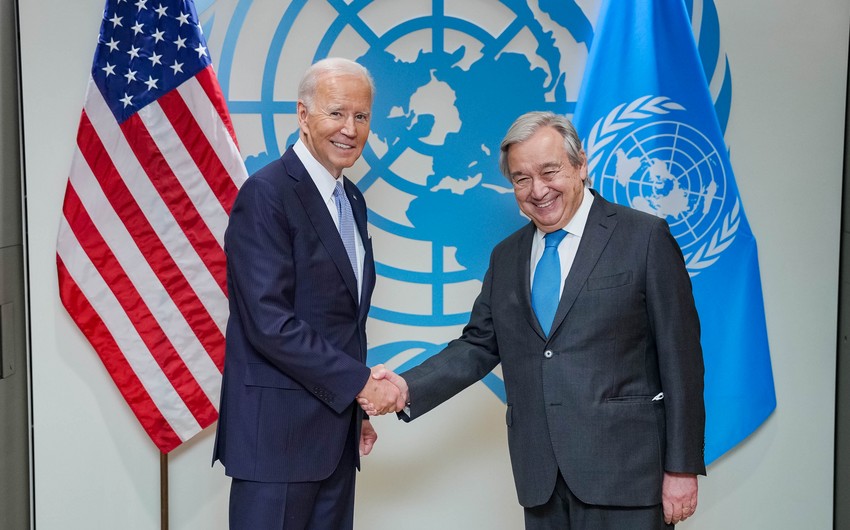 Bayden Quterreşlə Ukraynadakı müharibənin nəticələrini müzakirə edib