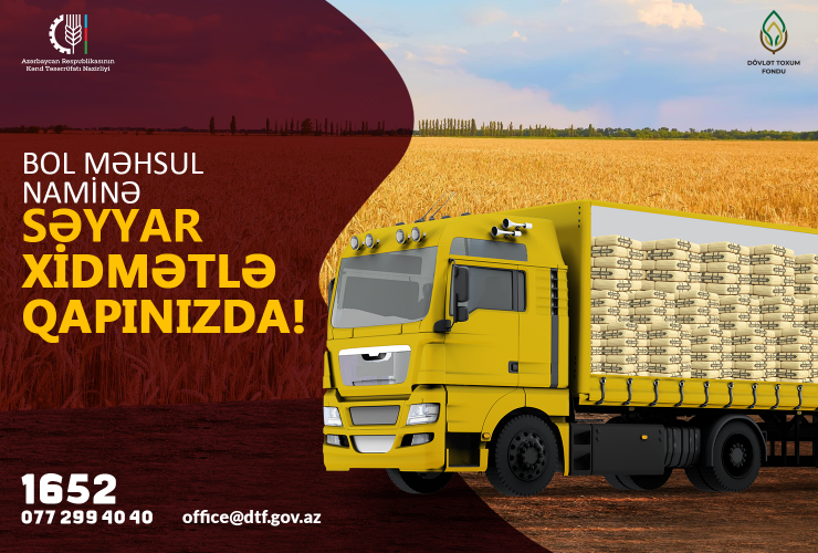 Dövlət Toxum Fondu bölgələrdə elit toxumların səyyar satışına başlayır