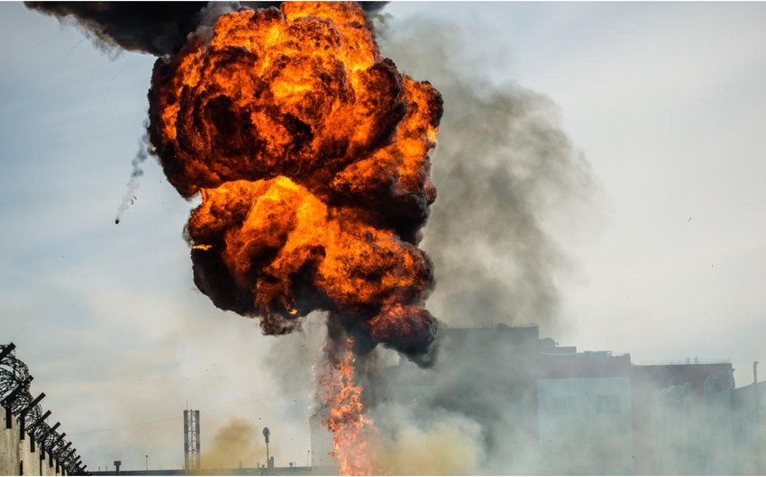 Krımda güclü partlayış baş verib