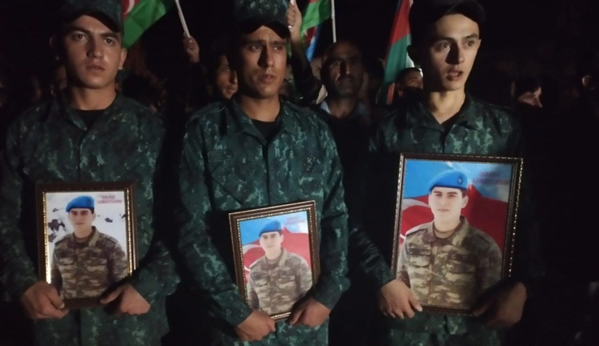 On dörd gündən sonra nəşi tapılan şəhid torpağa tapşırılıb