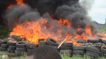 Nigeriyada 1,8 ton kokain yandırılaraq məhv edilib