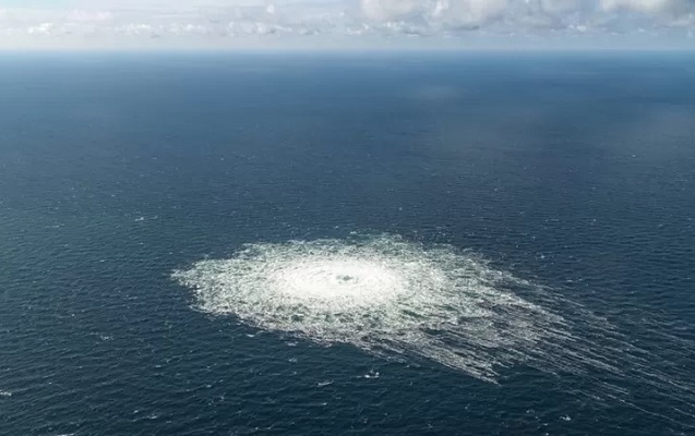 Береговая охрана Швеции обнаружила четвертую утечку газа из 