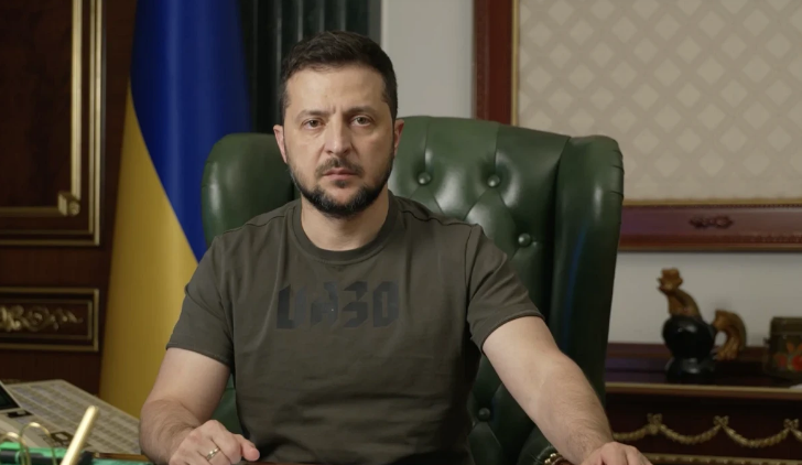 Zelenski: “Ukrayna bayrağı artıq Limandadır, bir həftədən sonra bütün Donbasda dalğalanacaq”