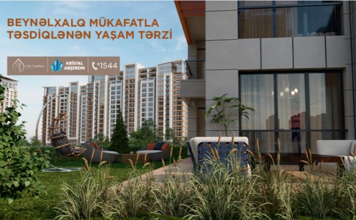 “City Garden Narimanov” layihəsinin tikintisi sürətlə davam edir