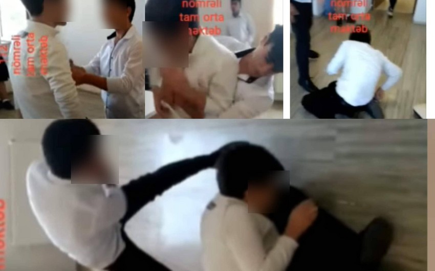 Bakıda məktəbdə şagird döyülüb, araşdırma aparılır - YENİLƏNİB