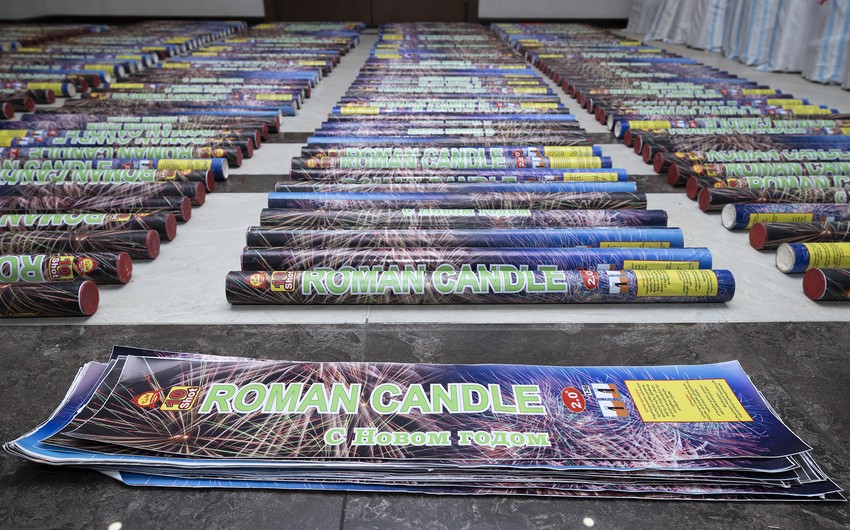 Azərbaycan gömrükçüləri xeyli miqdarda pirotexniki vasitə aşkar edib