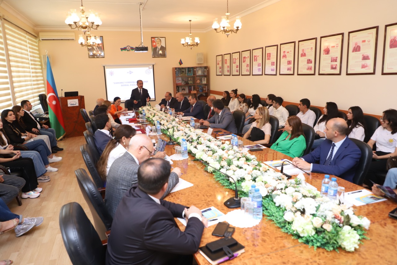 Nəsimi rayonunda “Zərərli vərdişlərə qarşı sosial fəallıq” mövzusunda tədbir keçirilib