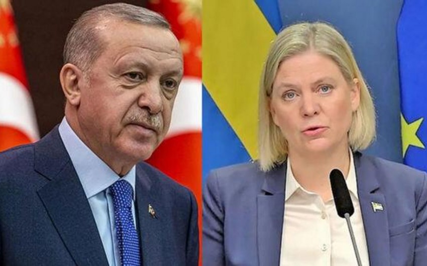 İsveç və Türkiyə liderləri NATO-ya üzvlüklə bağlı memorandumun icrasını müzakirə edib