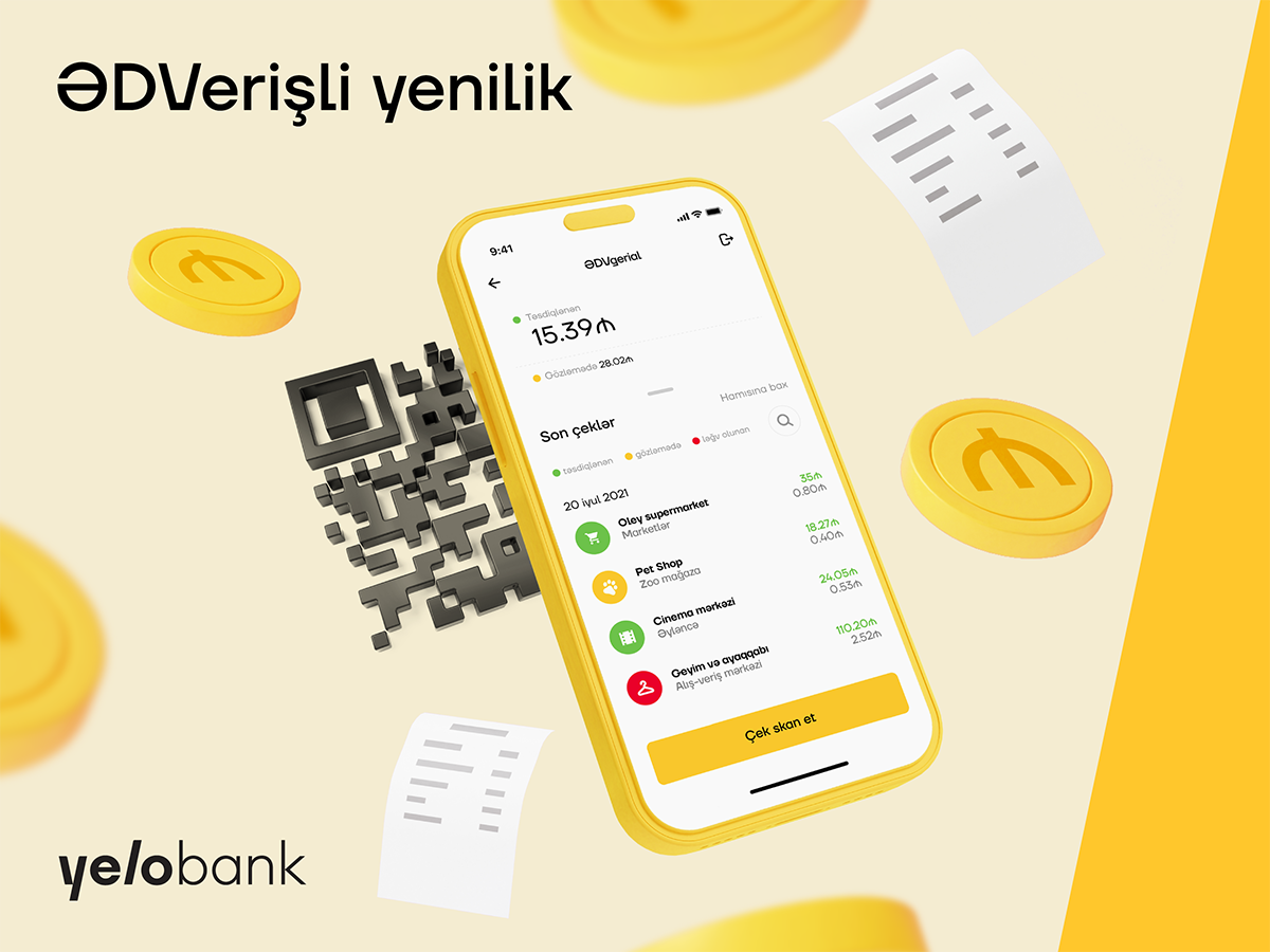 “ƏDV Geri Al” Yelo App-də!
