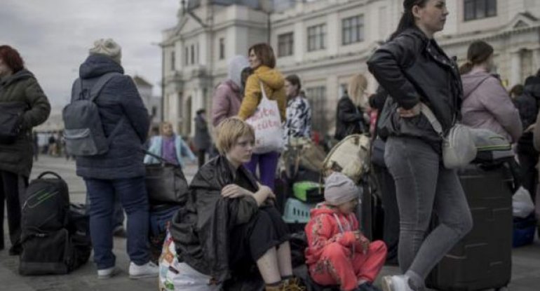 Vətənlərini tərk edən ukraynalıların sayı açıqlanıb