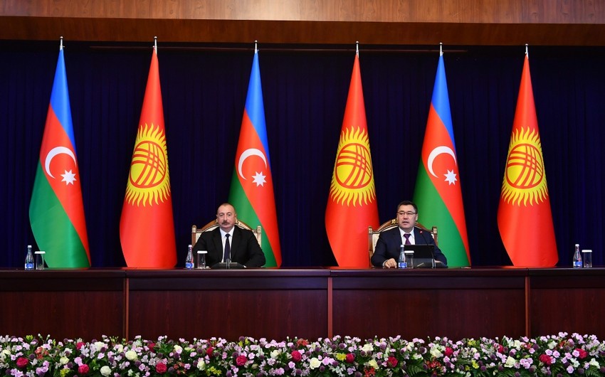 Qırğızıstan Prezidenti: Biz strateji tərəfdaşlığın aktivləşdirilməsi və genişləndirilməsi kursunun dəyişməzliyini təsdiqlədik