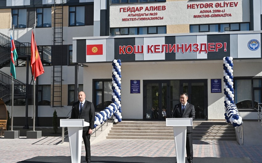 Azərbaycan lideri Qırğızıstan Prezidentinə təşəkkür edib