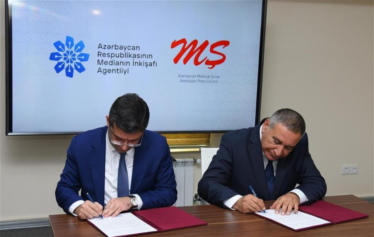 MEDİA Agentliyi və Mətbuat Şurası arasında əməkdaşlıq memorandumu imzalanıb