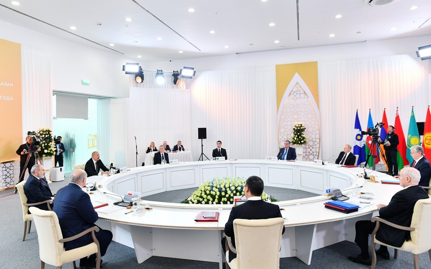 İlham Əliyev MDB liderlərini Ermənistanın təxribatları barədə məlumatlandırıb