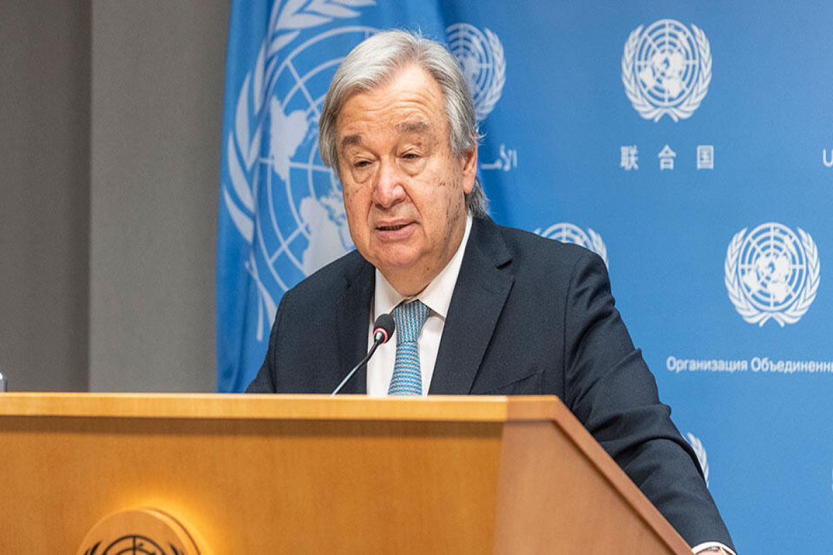 BMT-nin Baş katibi Türkiyəyə başsağlığı verib