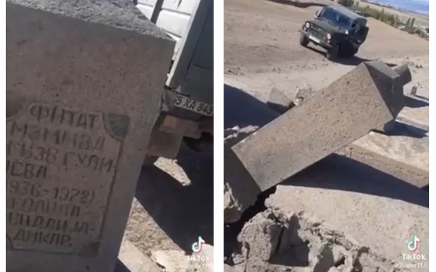 Ombudsman ermənilərin azərbaycanlıların qəbirlərini dağıtması ilə bağlı beynəlxalq təşkilatlara müraciət edib