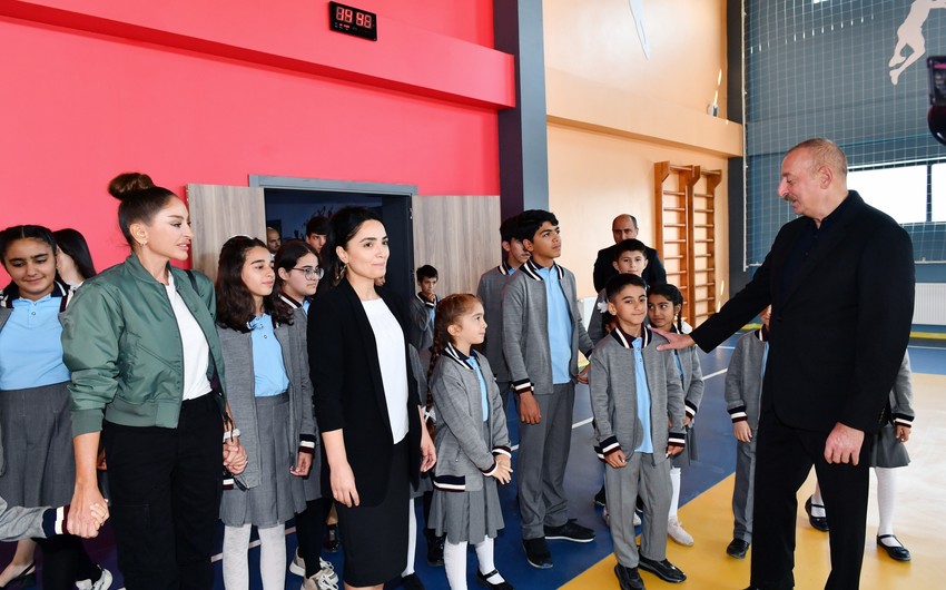 Prezident İlham Əliyev və birinci xanım Mehriban Əliyeva Zəngilanın Ağalı kəndində sakinlərlə görüşüblər - YENİLƏNİB