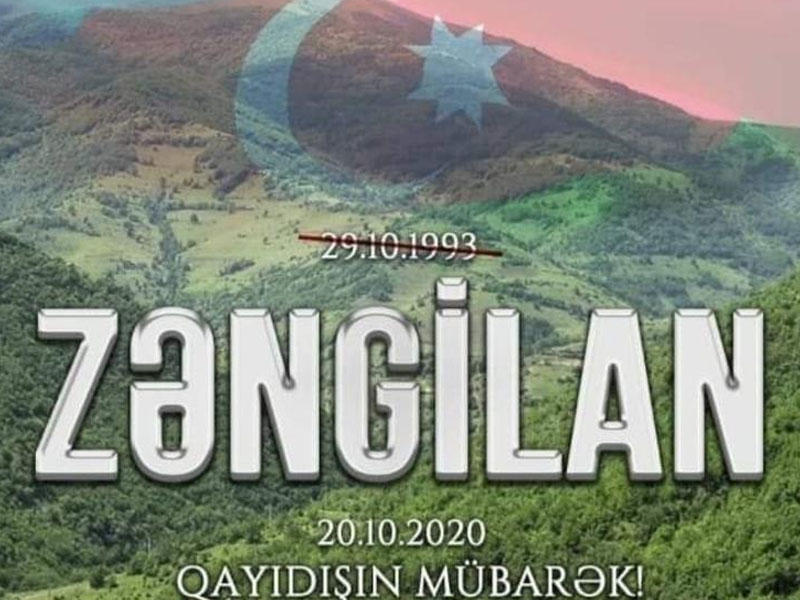 Zəngilanın işğaldan azad edilməsindən 2 il ötür