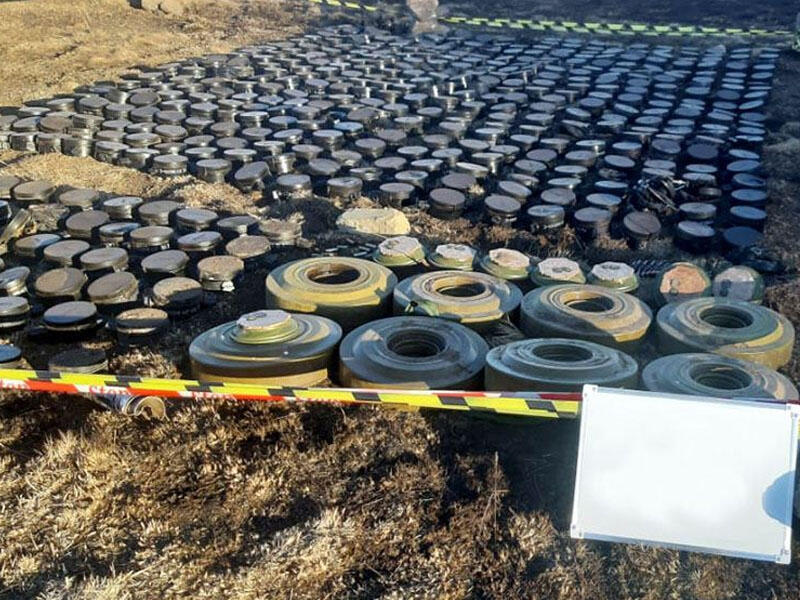 Azad olunan ərazilərdə daha 89 mina aşkarlanıb