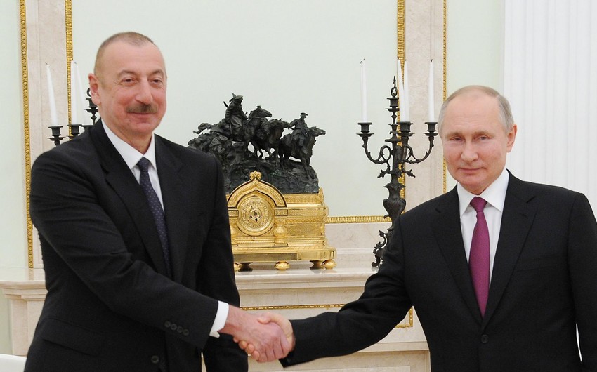 Putin Azərbaycan və Ermənistan liderlərini Rusiyaya üçtərəfli sammitə dəvət edib