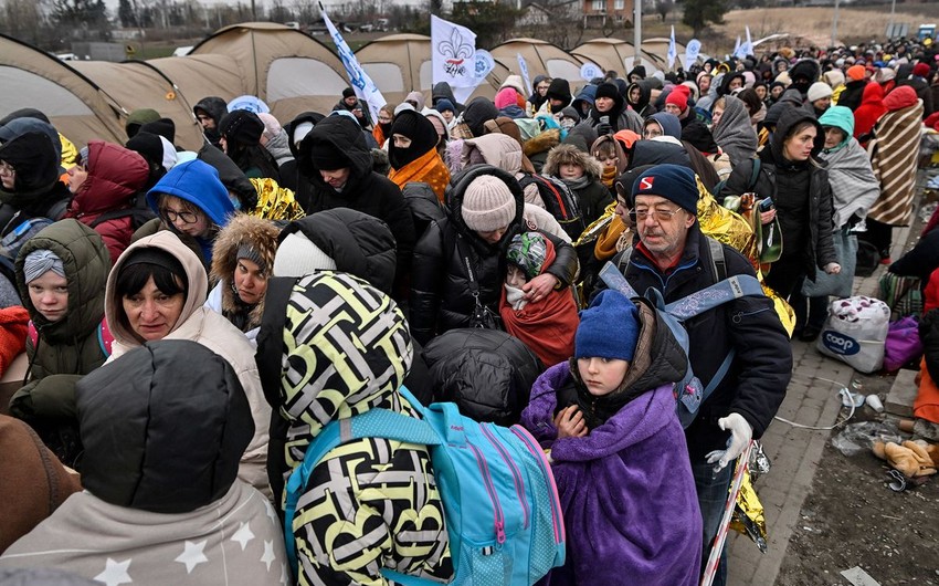 Gürcüstan Ukraynadan olan qaçqınlara 1 milyon dollardan çox pul xərcləyib