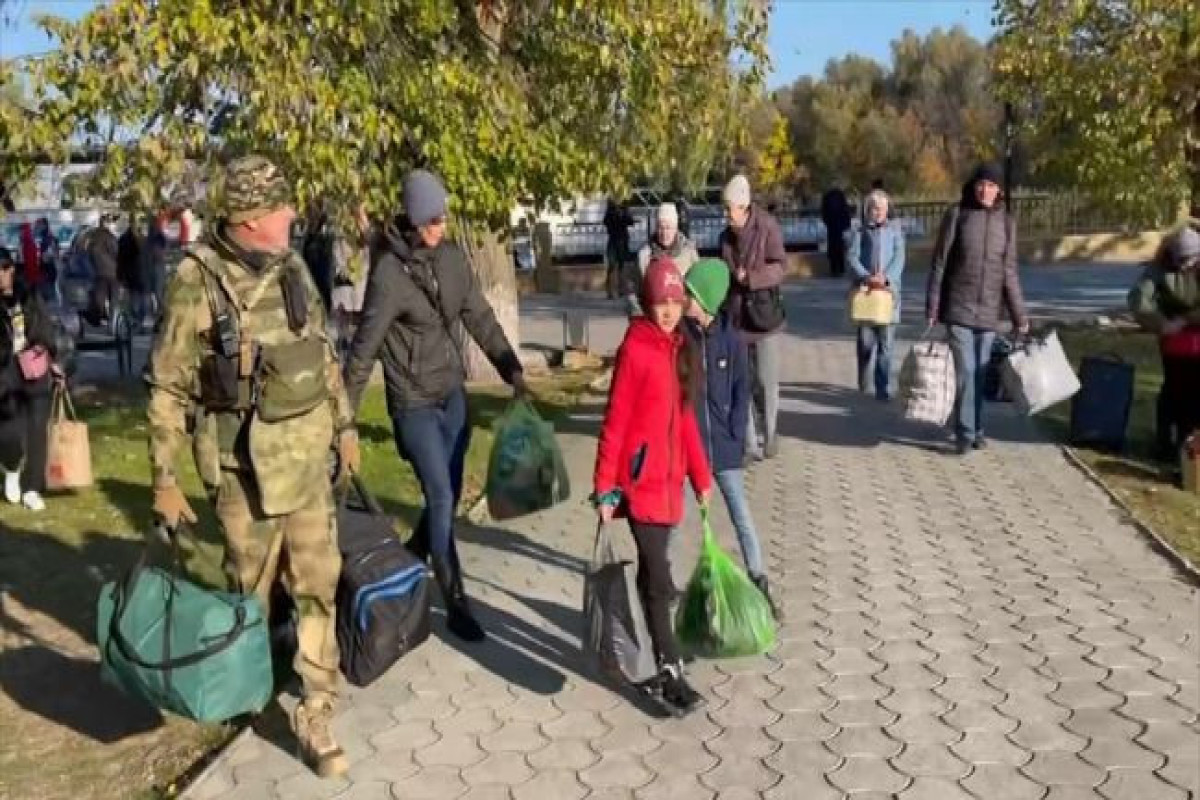 Xerson və qonşu yaşayış məntəqələrindən əhalinin yarısı köçürülməyib