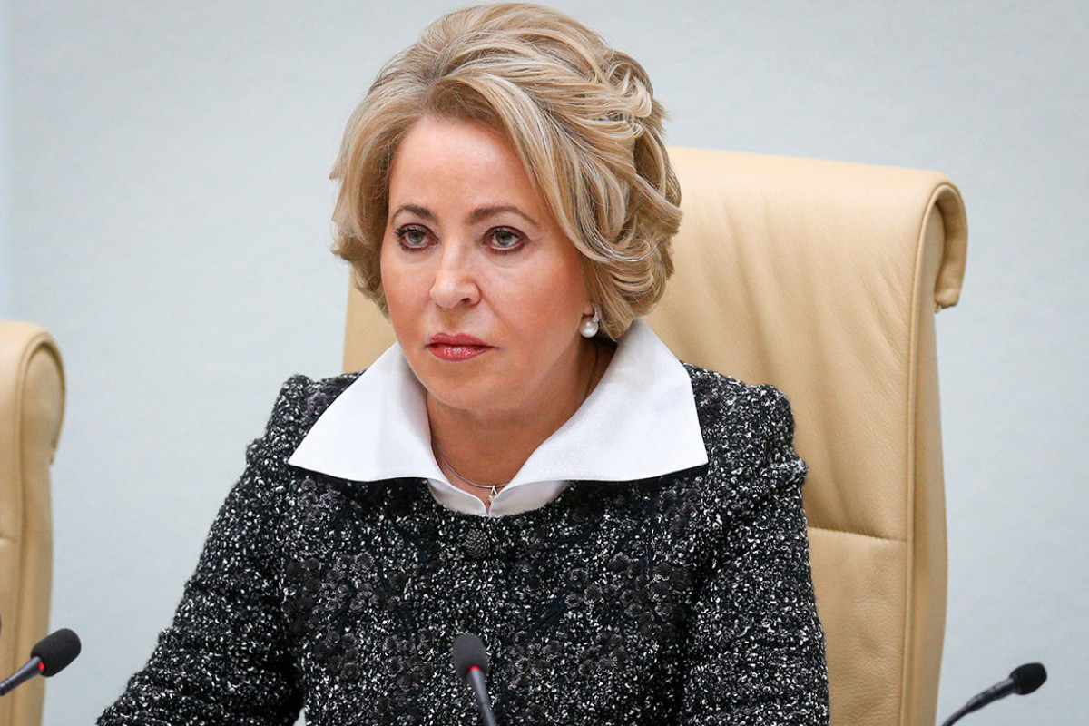 Matviyenko Sahibə Qafarova ilə görüşündə Ermənistan-Azərbaycan sülh müqaviləsindən danışıb