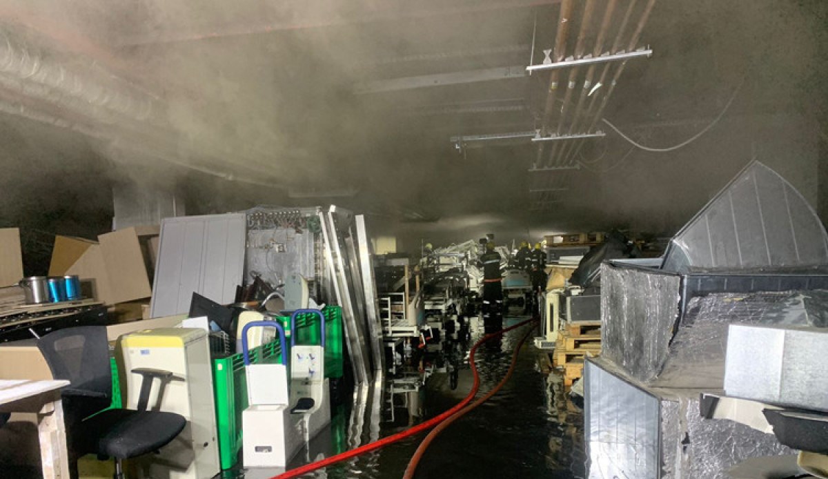 Bakı Sağlamlıq Mərkəzinin binasındakı yanğın söndürülüb  - YENİLƏNİB