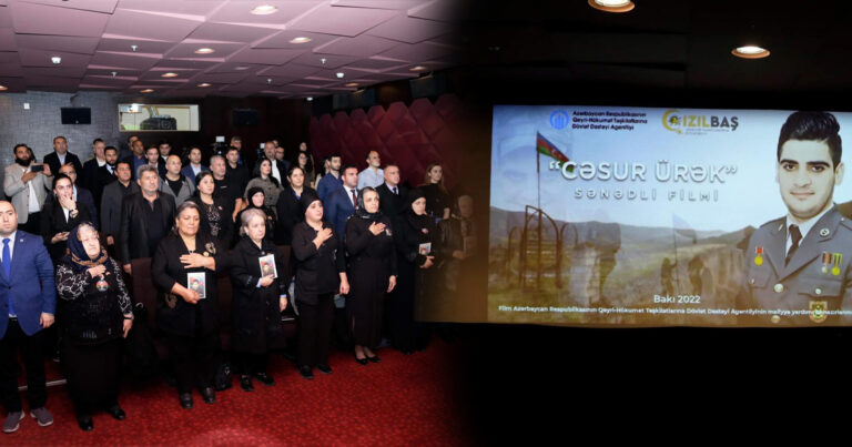 “Cəsur ürək”: Vətən müharibəsi şəhidi haqqında film təqdim edildi – FOTOLAR / VİDEO