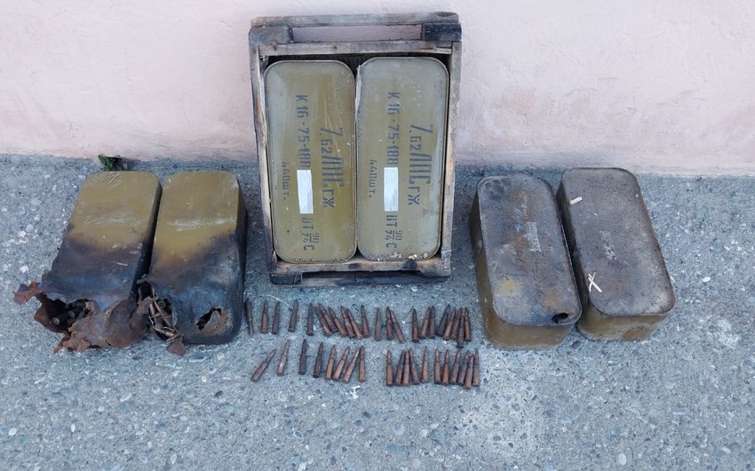 Tərtərin Talış kəndində sursat aşkarlanıb