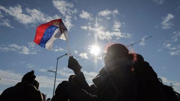 Serbiya hava məkanında aşkar etdiyi təyyarəni vuraraq zərərsizləşdirdi