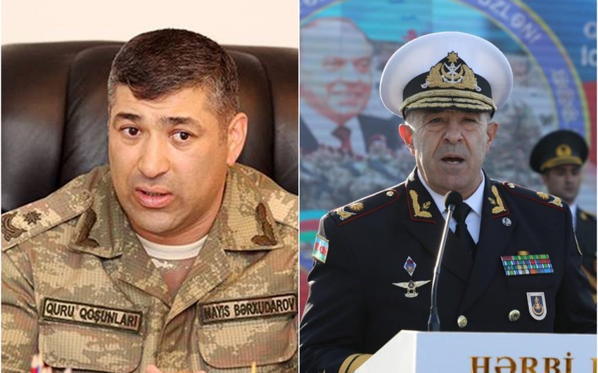 Mayis Bərxudarova general-leytenant, Sübhan Bəkirova isə vitse-admiral ali hərbi rütbəsi verilib