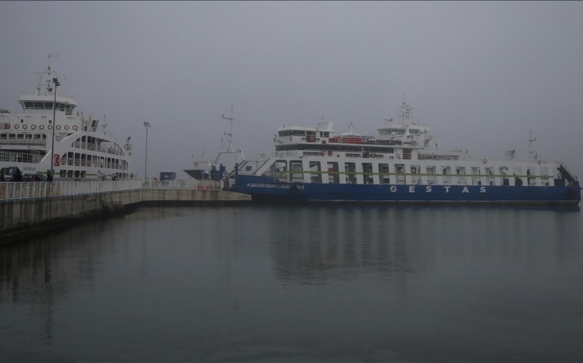 Dardanel boğazından gəmilərin keçidi dumana görə dayandırılıb