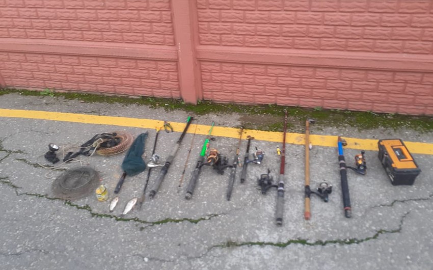 Şabranda qanunsuz balıq ovlayan şəxslər saxlanılıb