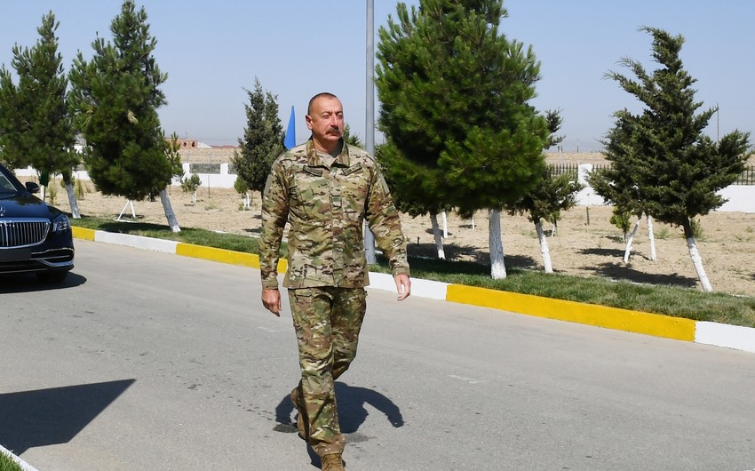 Ali Baş Komandan Füzulidə Zəfər Günü münasibətilə hərbçiləri təbrik edib