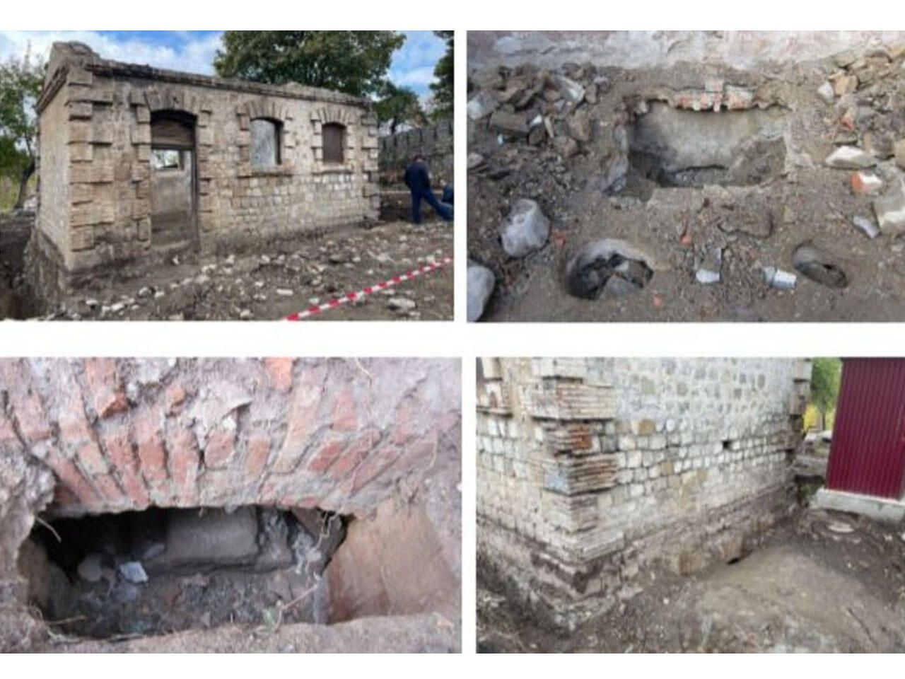 Şəkidə köhnə doğum evinin ərazisindən körpə uşaq sümükləri aşkarlanıb