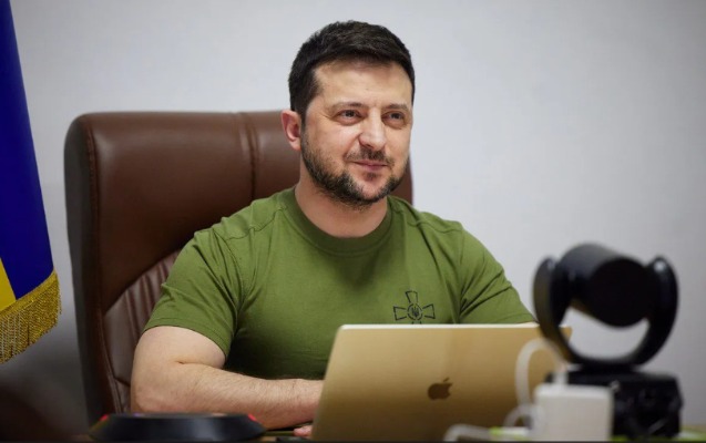 Zelenskinin Xersondan paylaşdığı video rəğbətlə qarşılandı