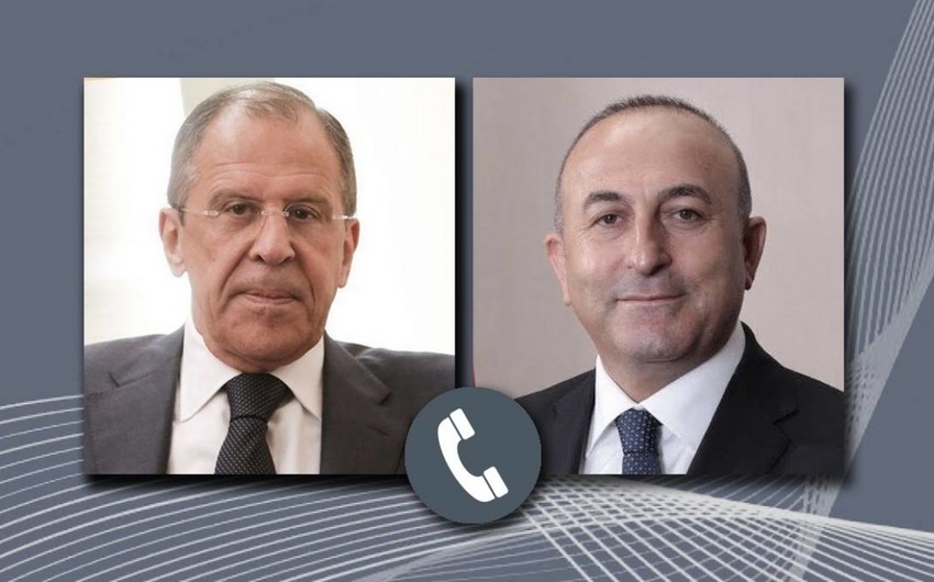 Çavuşoğlu və Lavrov arasında telefon danışığı olub